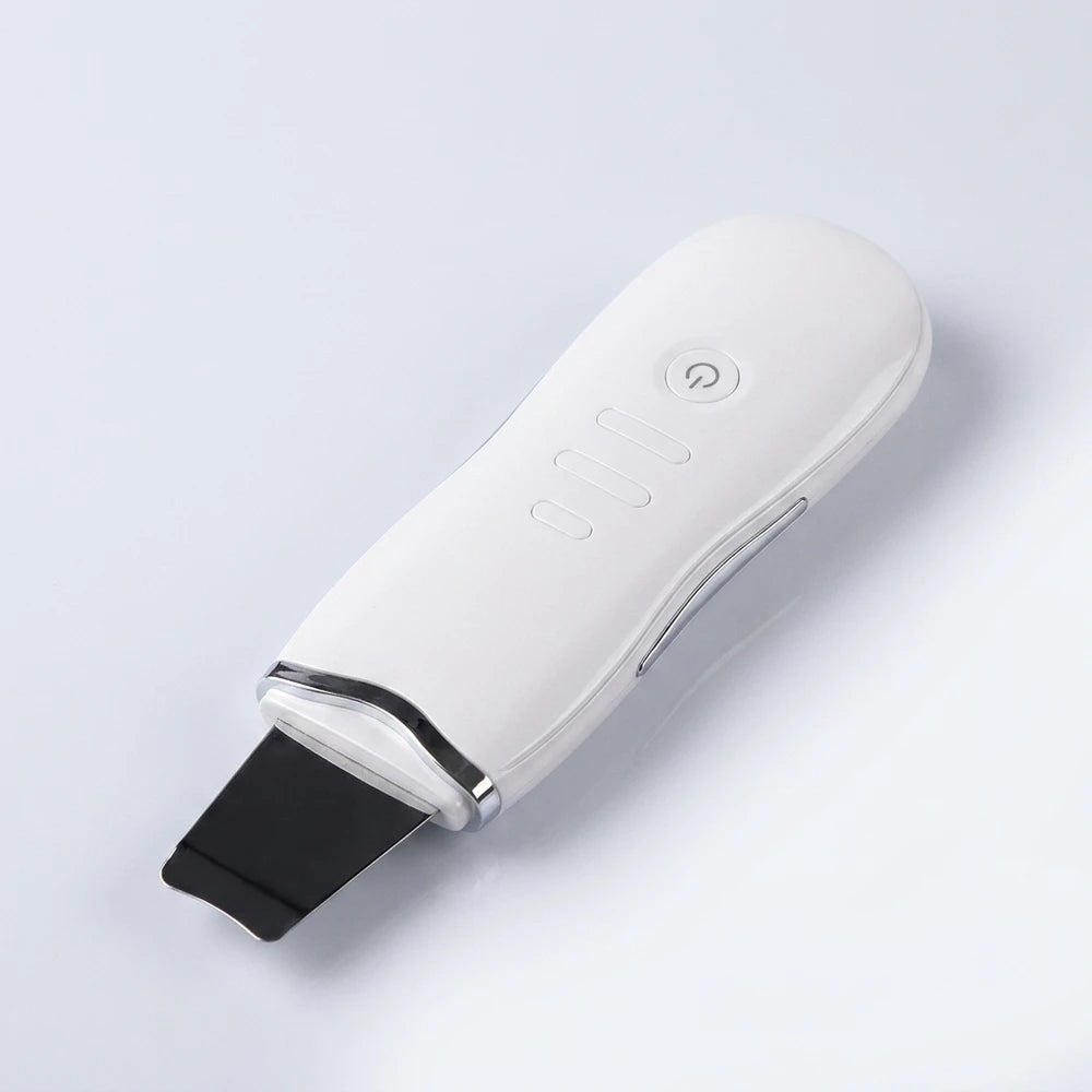 3-in-1 Ultrasonic Skin Scrubber - Deep Pore Cleansing Facial Spatula